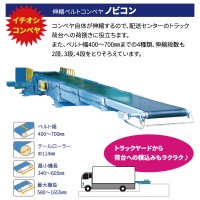 伸縮ベルトコンベヤ　ノビコン