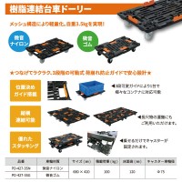樹脂連結台車ドーリー
